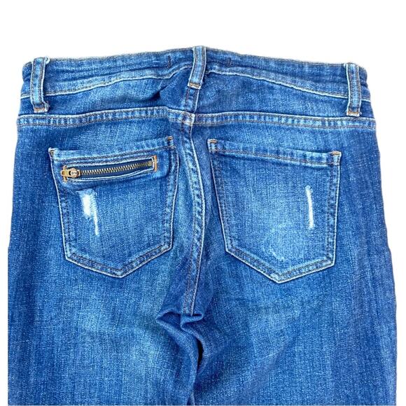Eunina Ava Low Rise Zipper Skinny Ankle Stretch Blue Jeans Women’s Size 25 - Picture 5 of 9